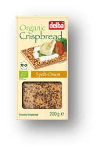 Organic Crispbread Spelt-Onion